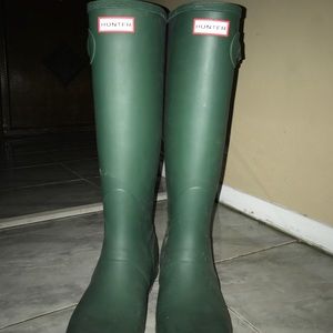 tall hunter boots. Used a few times.